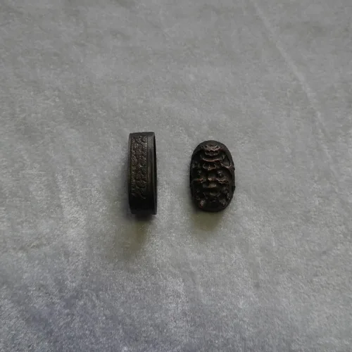 Miniatura 17 de Espada samurái japonesa KOSHIRAE – Aleación de Fuchi Kashira 01-44