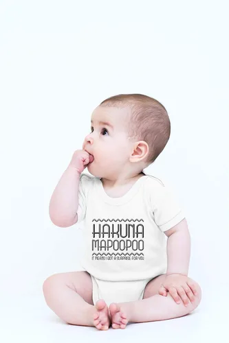Miniatura 2 de CBTwear Hakuna Mapoopoo I Got a Surprise for You - Divertido regalo para bebé, lindo mono de una pieza para bebé