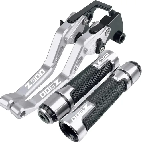 Miniatura 11 de DOUKI Para Kawasaki Z900 Z 900 2017-2021 - Palancas de embrague de freno corto para motocicleta, agarraderas, extremos de manillar, accesorios CNC