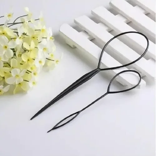 Miniatura 3 de Pinzas de metal para cabello grueso, herramienta de peinado para adultos y niños, herramienta de trenzado, pinza de pelo floral, horquilla