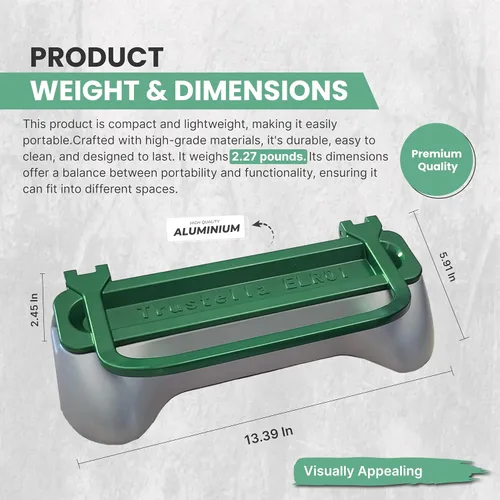 Miniatura 3 de Premium Trustella Fabricante de Kebab de Aluminio Crea Brochettes Impecables y Profesionales Resistente, Antiadherente, Recubrimiento de Teflón
