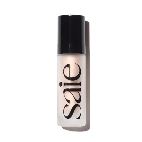 Saie Glowy Super Gel - Prebase de Maquillaje Hidratante y Suero Iluminador Enriquecido con Vitamina C y Aceite de Escualano - Iluminador Líquido 01