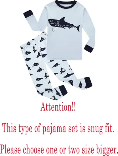 Miniatura 2 de Family Feeling - Conjunto de pijama de manga larga, diseño 100% de algodón, para niños pequeños