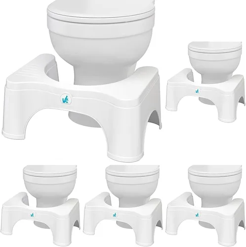 Miniatura 10 de Squatty Potty Taburete de inodoro original 2.0 base 7", blanco, 1 unidad
