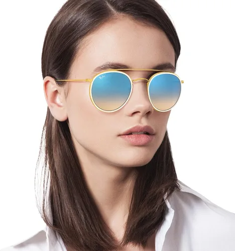 Miniatura 6 de Ray-Ban RB3647N - Gafas de sol redondas de doble puente para mujer