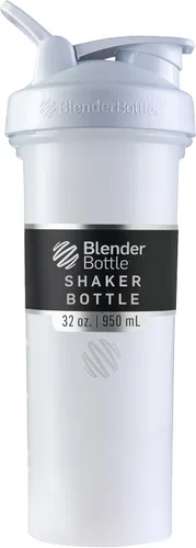 Miniatura 22 de BlenderBottle Classic V2 Botella mezcladora perfecta para batidos de proteínas y preentrenamiento, 28 onzas, color ciruela