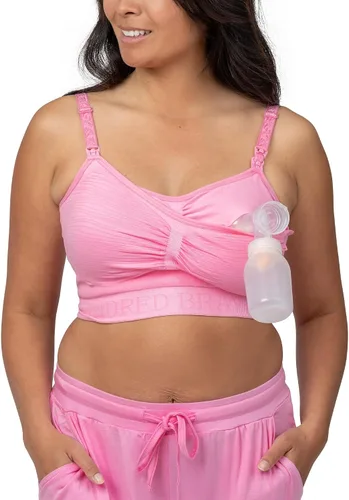 Miniatura 8 de Kindred Bravely Sublime Pumping Bra Hands Free, Adjustable Pumping & Nursing Bra with EasyClip for All Breast Pumps
