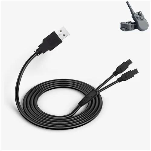 Mrgru Cable cargador de repuesto compatible con SportDOG SD-425 SD-425S SD-425CAMO SD-825 Adaptador de cable de alimentación de entrenador remoto