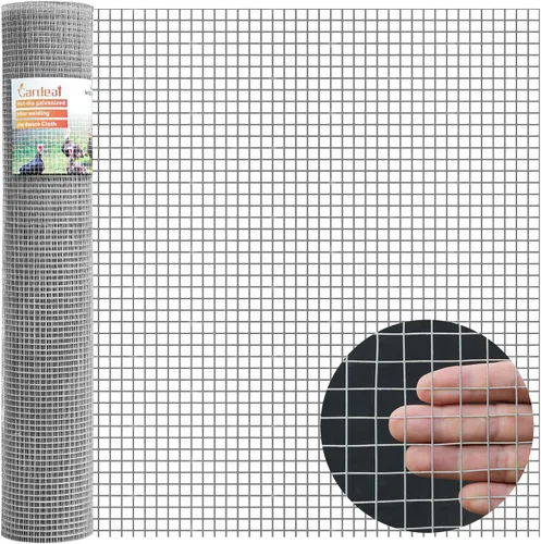 Miniatura 8 de Gardeal 19 Calibre Tela de Alambre Negra de 1/2 Pulgada - Rollo de Malla de Alambre Soldada con Recubrimiento de Vinilo - Valla Resistente al Óxido