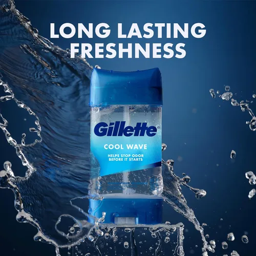 Miniatura 15 de Gillette Antitranspirante y desodorante para hombres, resistencia clínica 72 horas, protección contra el sudor y el olor, frescura de larga