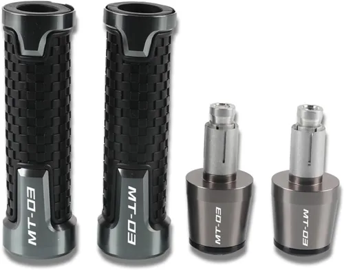 Motorcycle 22MM for Y&AMAHA MT03 MT-03 MT 03 2005-2006 2015 2016 2017 2018 2019 2020 Motorcycle Accessories Handlebar Grips Handle Bar Ends (Color :
