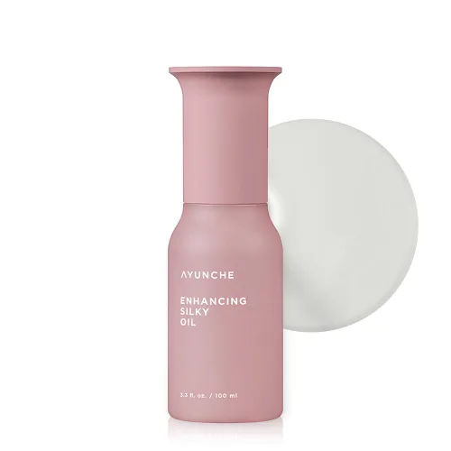 AYUNCHE Aceite para el cabello sedoso para mejorar la seda, 3.3 onzas líquidas (3.4 fl oz) [para cabello teñido y dañado], nutre y suaviza