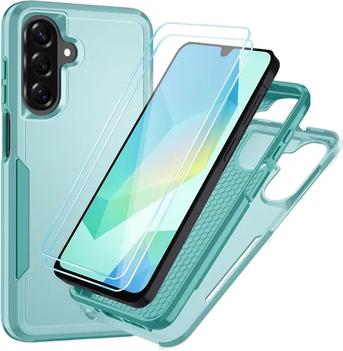 Miniatura 22 de Funda para Samsung Galaxy A15 5G con protector de pantalla HD [protección contra caídas de grado militar] Protección de cuerpo completo resistente a