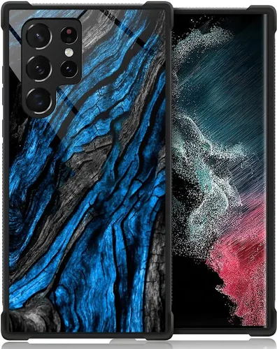 Miniatura 306 de CARLOCA Funda compatible con Samsung Galaxy S22 Ultra, diseño gráfico de Star Howling Wolfs Samsung Galaxy S22 Ultra, diseño gráfico, a prueba