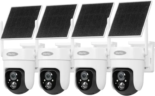Miniatura 16 de Sovmiku 3CQ1 AI 2K Cámara de seguridad solar inalámbrica para exteriores, cámara alimentada por batería, audio bidireccional, detección