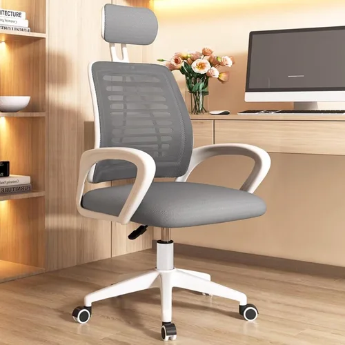 Miniatura 2 de Ergonomic Office Computer Chair with Extended Armrest, Adjustable Desk Chair with Swivel Headrest, Thickened Latex Sponge Cushion, Enlarged Nylon