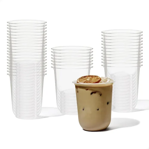 Miniatura 12 de TOSSWARE NATURAL Arc - Vasos Fríos Transparentes a Base de Plantas de 12 oz - Alternativa al Plástico para Fiestas, Despedidas de Soltera, Bodas
