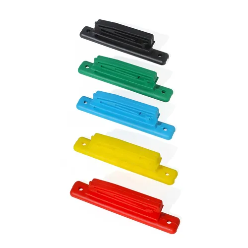 Miniatura 6 de Clavo eléctrico del aislador Polytape del poste de madera de la cerca en los aisladores PolyTape para la alta resistencia PK25 en negro