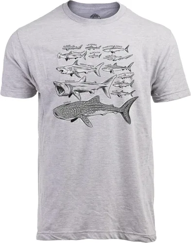 Shark Species | Ocean Week Fan Theme Birthday Party Dad Mom Men Women T-Shirt