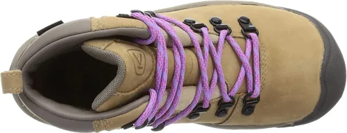 Miniatura 5 de KEEN Botas de senderismo de cuero impermeables de altura media para mujer Pirineos, Safarilavanda inglesa, 7