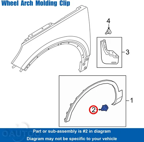 Miniatura 3 de Panel basculante y clip de moldeo de puerta para Volvo 30622612 S60 S90 V60 V90 XC40 XC60 XC90 2010-On
