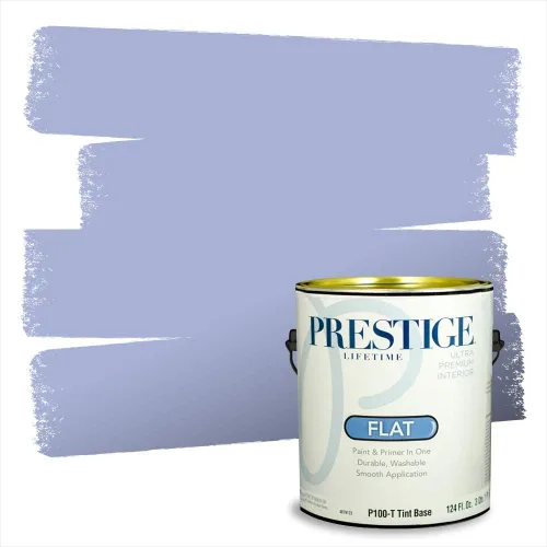 Miniatura 4 de Prestige Paints. - Base y pintura para exteriores en un solo galón, 1 galón. plano, comparable con Sherwin Williams Topsail. SW6799-PCM
