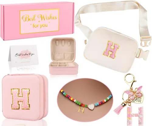 Miniatura 12 de Riñonera personalizada para niñas, Blanco Rosa, Small