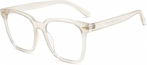 Miniatura 3 de PANNER Gafas cuadradas de gran tamaño con bloqueo de luz azul para mujeres y hombres, antirreflejos, reducen la fatiga ocular, gafas de computadora