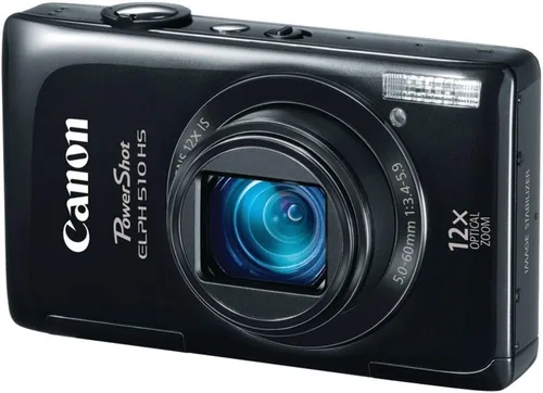 Miniatura 2 de Canon PowerShot ELPH 510 HS 12.1 MP CMOS Cámara digital con video Full HD y lente ultra gran angular (negro)