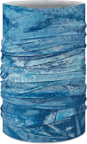 Miniatura 16 de BUFF CoolNet UV Polaina para el cuello, Protección solar UPF 50, Transpirable, Versátil, Mascarilla de secado rápido, Negro y Azul, Talla para Sun