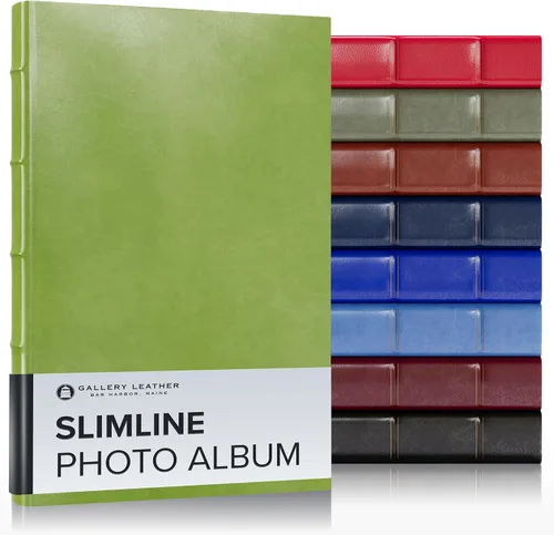 Miniatura 12 de Gallery Leather Álbum de fotos de 4 x 6 pulgadas, álbum de fotos con 3 anillas, 60 páginas para 120 fotos, rellenable, puede adaptarse a fotos de 4