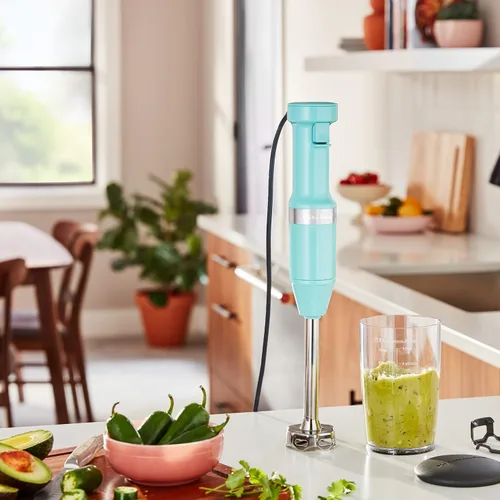 Miniatura 4 de KitchenAid - Batidora de mano con cable de velocidad variable KHBV53, Aqua Sky