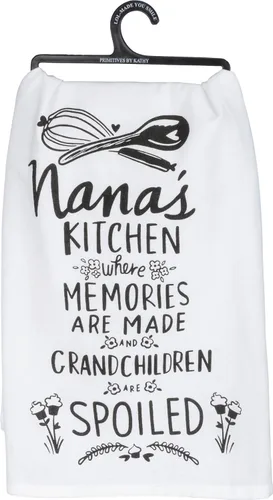 Miniatura 9 de Primitives by Kathy - LOL Trapo de cocina, de algodón, con texto en inglés “Nana is The Name