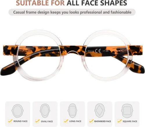 Miniatura 4 de Eyekepper Gafas de lectura redondas para mujer - Negro