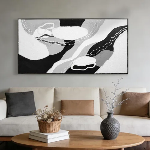 Miniatura 12 de Arte de pared enmarcado de playa, Cuadros para Sala Elegantes y Modernos Dormitorios, Pinturas grandes hechas a mano, Sala de estar, apartamento