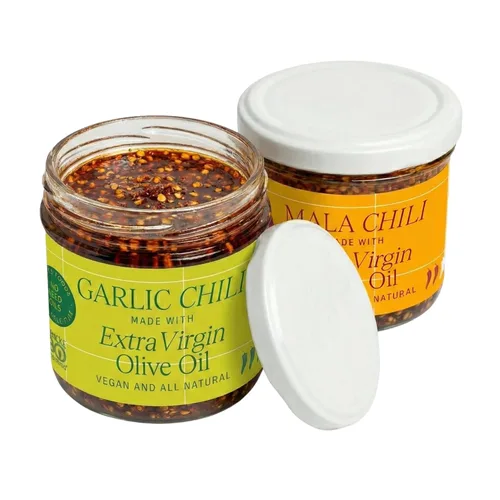 Miniatura 12 de Everiday Mala Chili - Aceite picante de granos de pimienta y anís estrellado de Sichuan Sin aceite de semilla, sin gluten y vegano para rociar
