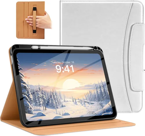 Miniatura 42 de MoKo Funda para iPad A16 de 11 pulgadas, funda para iPad de 11ª/10ª generación (2025/2022) con soporte para lápices y bolsillo, funda con soporte