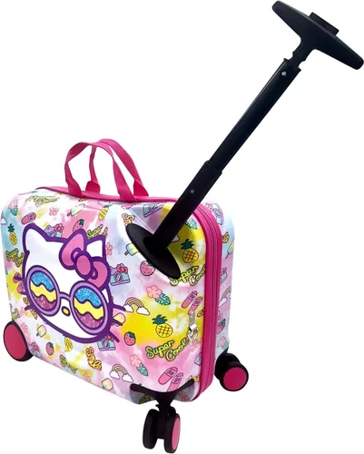 Miniatura 5 de Fast Forward Maleta de 18 "para niñosequipaje de mano con ruedas para niños pequeños de remolque, Varios colores, Hello Kitty