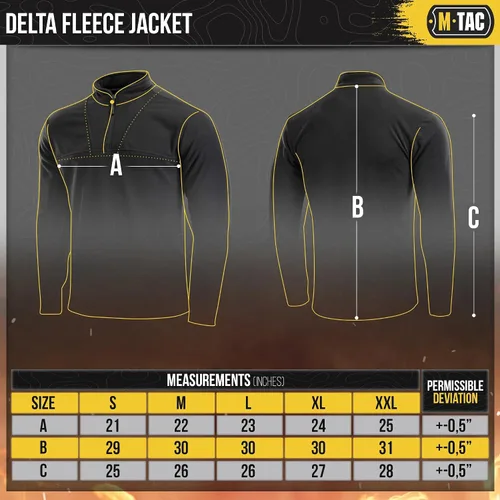 Miniatura 2 de M-Tac - Sudadera de forro polar para ropa interior Tactical Top Delta