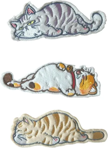 Miniatura 10 de 12 parches de gatos lindos para coser, parches autoadhesivos para chaquetas, mochilas, jeans, ropa, zapatos, parches de bricolaje