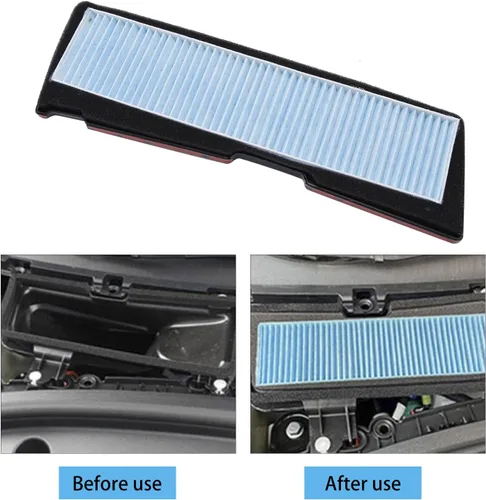 Miniatura 7 de Paquete de 2 accesorios de admisión de filtro de aire Tesla Model 3, repuesto para Tesla Model 3 2026 2025 2024 2023 2022 2021 cubierta