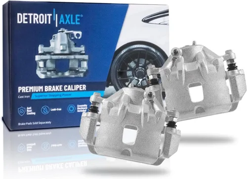 Miniatura 29 de Detroit Axle - 4 pinzas de freno para Honda Element 2003-2011 Pinzas de freno de disco con soportes 2004 2005 2006 2007 2008 2009 2010 reemplazo