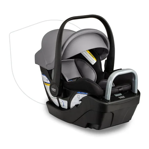 Miniatura 18 de Britax Willow SC Asiento de Carro Infantil, Asiento de Carro Mirando hacia Atrás con Base Alpine, Tecnología ClickTight, Sistema RightSize, Pindot
