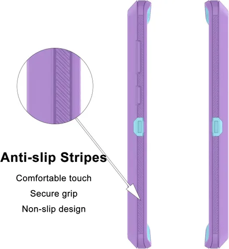 Miniatura 6 de Funda protectora híbrida para Samsung Galaxy Note 10 Plus, protección a prueba de golpes, resistente, de plástico duro, de goma, híbrida, para Lila