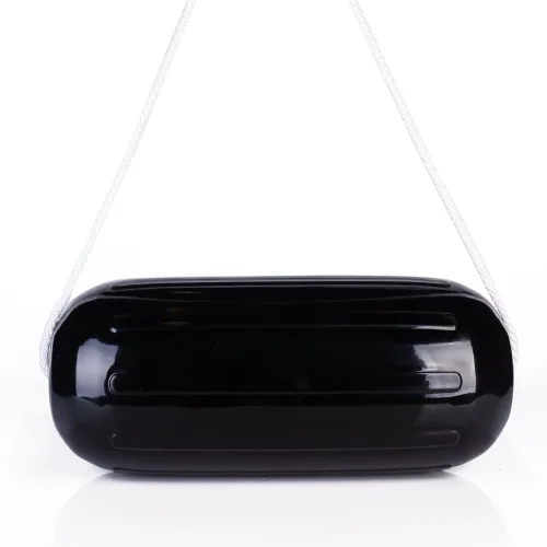 Miniatura 8 de Leader Accessories Guardabarros para barco, paquete de 4 parachoques para barco, con agujero a través del medio acanalado, inflable, incluye líneas