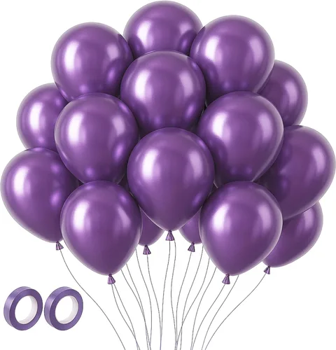 Miniatura 197 de Voircoloria - Globos azul bebé claro, paquete de 66 globos de 12 pulgadas de látex para fiestas para niños y niñas, para cumpleaños, baby shower, 16