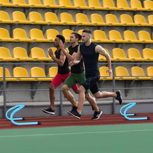 Miniatura 3 de Wettarn 18 unidades de entrenamiento de velocidad de 6 pulgadas, obstáculos de entrenamiento de agilidad, obstáculos de entrenamiento duradero