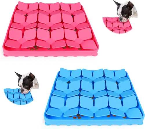 Miniatura 12 de Alfombrilla Olfateadora para Perros, Alfombrilla Interactiva de Silicona para Perros que No Lastima la Nariz del Perro para Entrenamiento de Olfato
