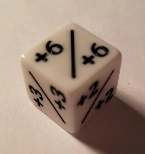 Miniatura 3 de 6 contadores de dados blancos +1/+1 para Magic: The Gathering y otros juegos/CCG MTG de quEmpire