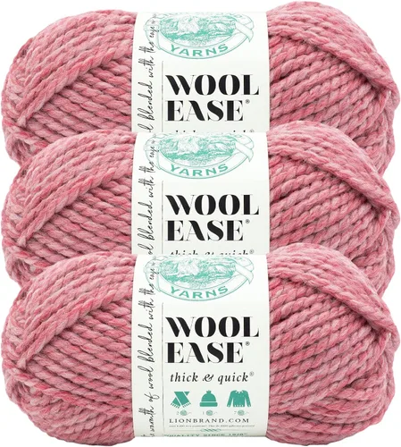 Miniatura 187 de Lion Brand Yarn - Ovillo de lana Wool-Ease Thick & Quick color fuerza aérea
